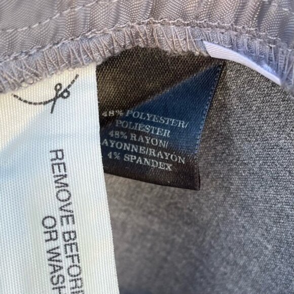 Ann Taylor Light Corporate Grey Stright Leg Dress Pants Size 4 - Picture 5 of 9